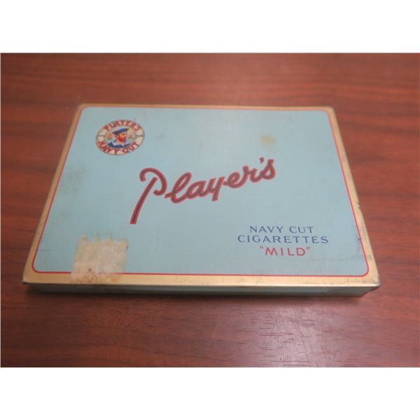 players navy cut cigarettes tin