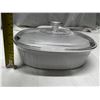 Image 1 : Covered Oval Casserole 2.8L Corning Ware (French White)