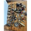 Image 6 : Large lot of Brass knobs, handles, Pulls, east lake, etc. Over 50 pc's