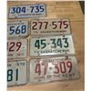 Image 3 : 7 - 1970s Saskatchewan license plates - 1970 to 1976