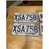 Image 2 : 2 Pair of 1978 British Columbia license plates