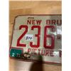 Image 2 : 1969 News Brunswick license plate