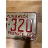 Image 3 : 1969 News Brunswick license plate