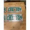 Image 3 : 2 Pair of Saskatchewan license plates - 1978 & 1983