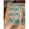 Image 2 : 8 Assorted Saskatchewan license plates - 1970, 1980, 1990s