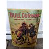 Image 1 : Bull Durham tobacco cardboard sign - 18"x25.5" - cannot verify authenticity - looks