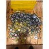 Image 1 : 100+ pc's of Bottle caps - Pepsi, 7 UP, Beer, Nu Grape, etc.