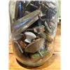 Image 2 : Large Jar of Collectibles - Knobs, Handles, bottle openers, etc.