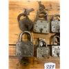 Image 2 : 8 Vintage Locks c/w keys