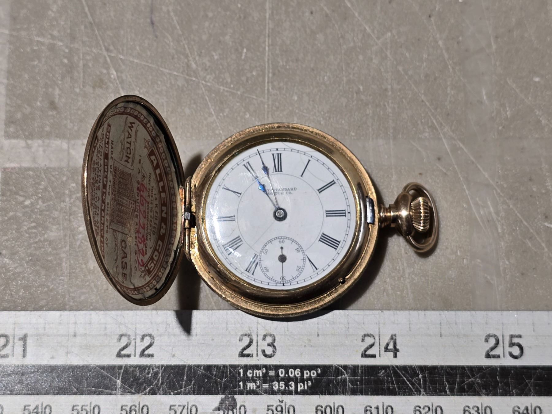 Standard Watch Antique New York Standard Watch Co. pocket watch - 2190494 - Case has ...