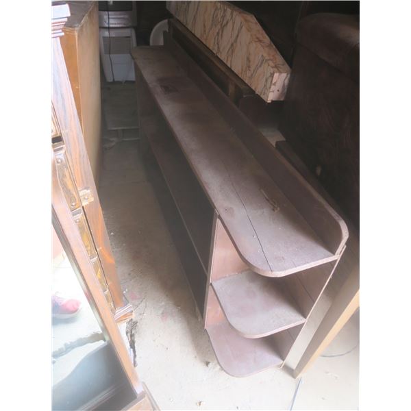 62"x32" pine book shelf