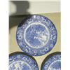 Image 5 : eight liberty blue plates 7.5"