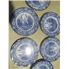 Image 6 : eight liberty blue plates 7.5"
