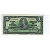 Image 1 : 1937 Bank of Canada One Dollar Bank Note.