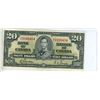 Image 1 : 1937 Bank of Canada Twenty Dollar Bank Note.