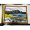 Image 1 : Kluane Lake Oil Painting.
