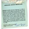 Image 3 : U.S.A. Abraham Lincoln bronze medal. Famous 16th President was president during the Civil War. Assas