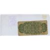 Image 2 : 1870 Plain Series 25 Cents Shinplaster. Dickinson-Harington signatures. DC-1C. Good-4. The last of t