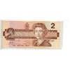 Image 2 : 1986 $2 Replacement note. Thiessen-Crow signatures. BBX Replacement Prefix. Small B. BC-55bA. VF-30.