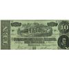 Image 1 : Mississippi advertising note that depicts a Confederate States of American 1864 $10 on the face, wit
