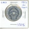 Image 1 : Laos. 1952 20 Cents. Elephants. BU.