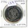 Image 1 : 1986 Shediac, New Brunswick Trade Dollar. Lobster Capital. BU.