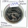Image 1 : 1982 Cape Breton, Nova Scotia Trade Dollar. Canso Causeway. BU.