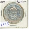 Image 1 : Alexander Mackenzie aluminum medal. Famous explorer not only reached the Arctic Ocean in 1789, but a