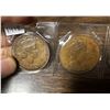 Image 3 : Dealer’s Lot of 5 1953 Queen Elizabeth Coronation bronze medals. Lot of 5.