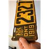 Image 2 : 1919 Ontario license plate