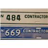 Image 2 : Saskatoon contractor license plates