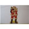 Image 1 : antique Germany die cut santa (from calendar)