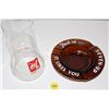 Image 1 : 7-up ashtray & glass
