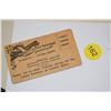 Image 1 : miniature railway insurance envelope