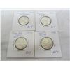 Image 1 : 4 Canadian Silver Quarters