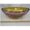 Image 3 : Large Marigold Indiana Carnival Fruit Bowl Harvest Grapes