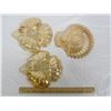 Image 2 : 3 Carnival Marigold Fan Shaped Dishes