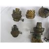 Image 2 : Antique Oil Lamp Brass Burners and Parts