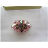 Image 2 : Vintage Broach and Ear Rings Set Rhinestone