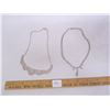 Image 1 : 2 Vintage Rhinestone Necklaces No Missing Stones