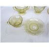 Image 6 : Lot of 8 Amber Depression Glass Items
