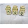 Image 6 : Lot of 3 Antique Shakers Salt, Pepper and Flour
