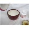 Image 3 : Lot of Vintage Glassware Apple is a Cookie Jar