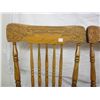 Image 2 : 2 Antique Press Back Chairs