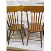 Image 6 : 2 Antique Press Back Chairs