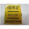 Image 2 : 1952 Bicycle License Plate From Saskatoon