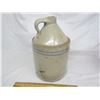 Image 5 : Antique 1 Gallon Crockery Jug with Advertising on it Montreal and New York For Chemist