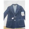 Image 2 : Vintage 1970's Ladies Western Cut Jean Jacket New with Tags Lee