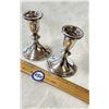 Image 1 : Pair of sterling Silver Candle Sticks