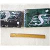 Image 1 : 2 Saskatchewan Rough Riders Flags 366x60 inch flags